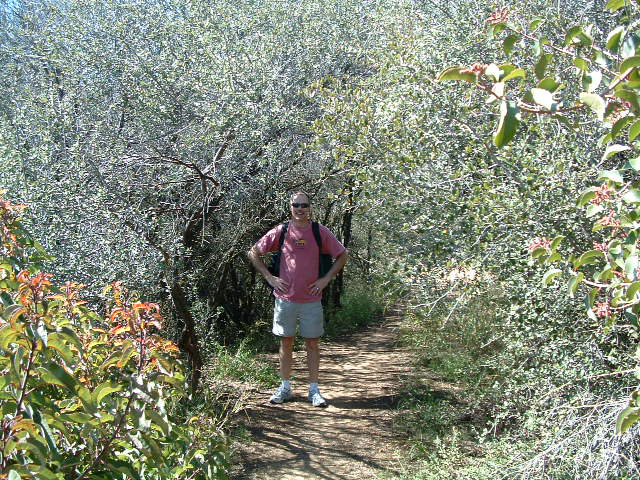 kevin hiking